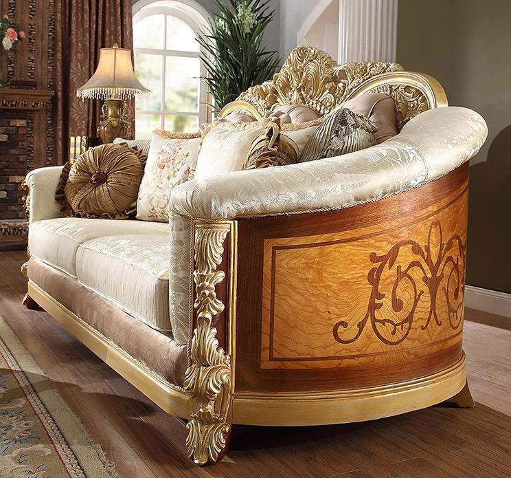 

                    
Homey Design Furniture HD-821 – SOFA SET Sofa Set Gold/Brown Fabric Purchase 
