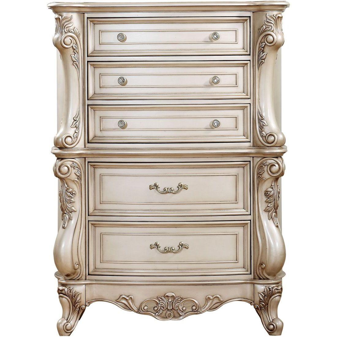 

    
Acme Furniture Gorsedd Bachelor Chest Antique White/Cream Gorsedd-27446
