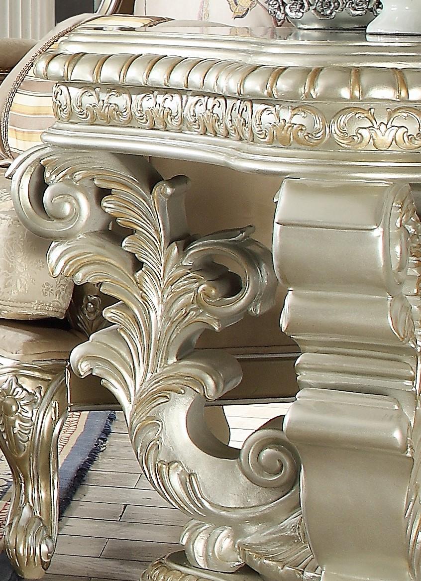 

    
Baroque Belle Silver Finish End Table Set 2Pcs Traditional Homey Design HD-8088
