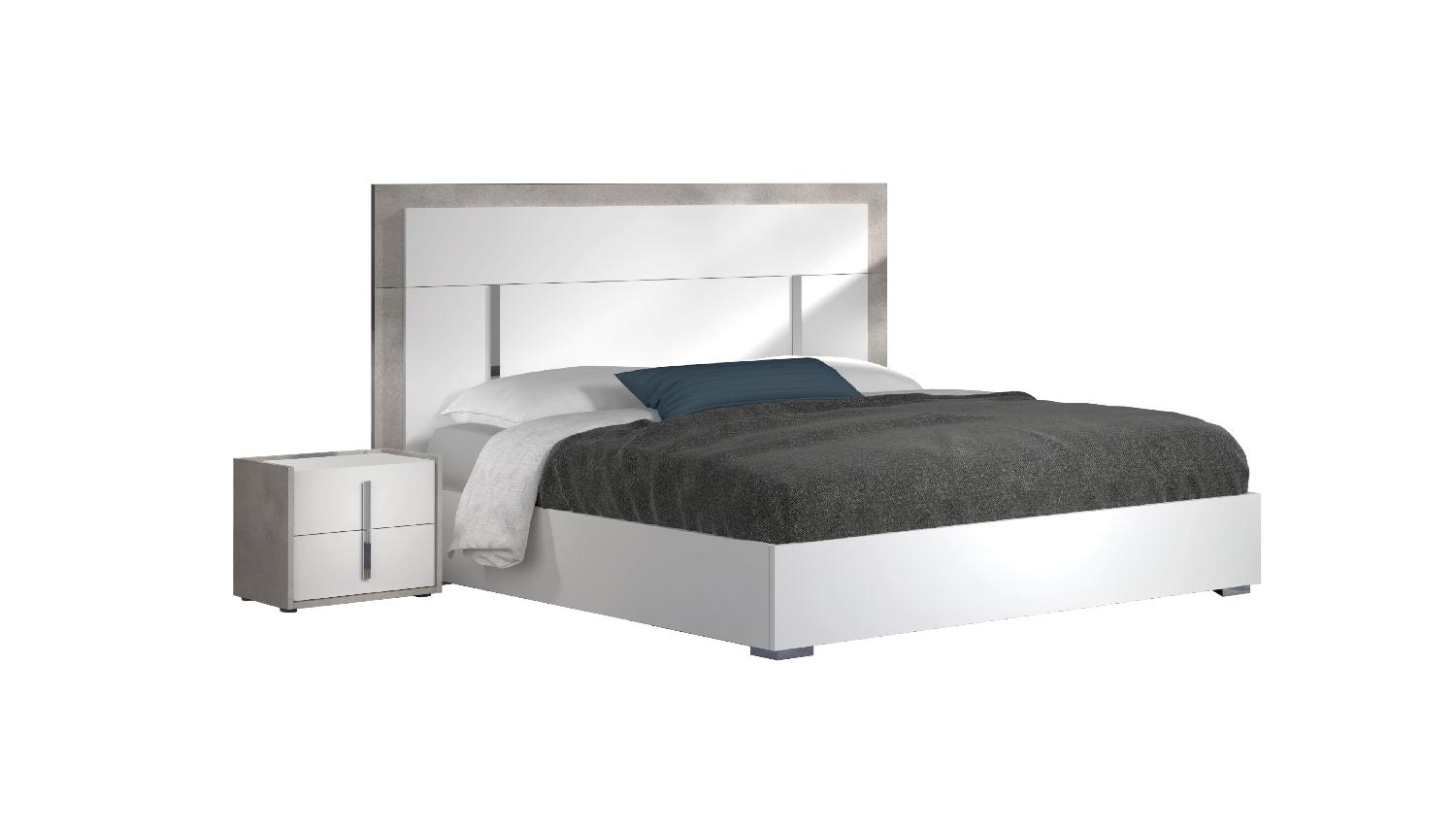 Contemporary, Modern Bedroom Set Infinity 17448-K-3pcs in White 