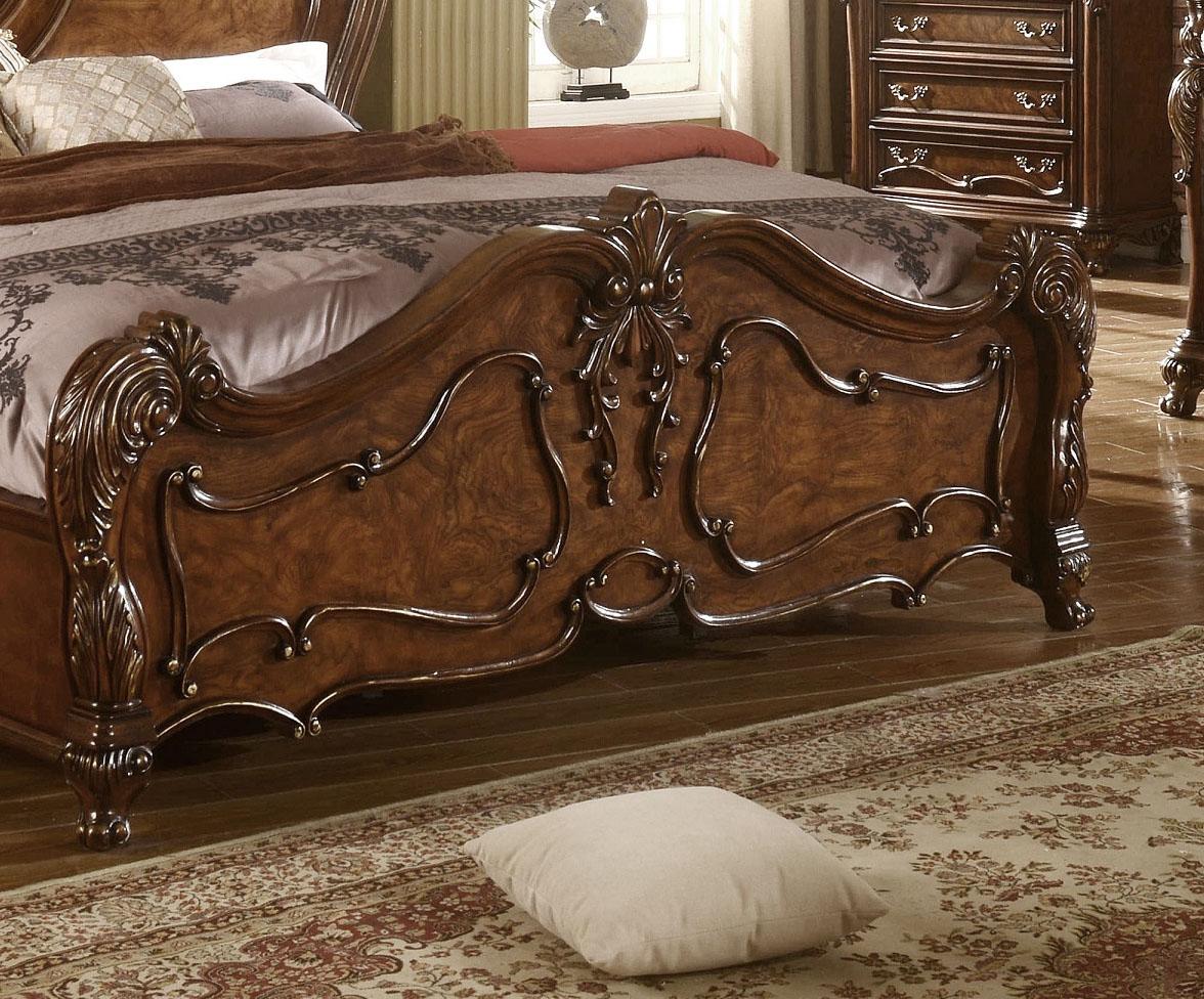 

                    
McFerran Furniture B7189 Panel Bedroom Set Oak/Cherry  Purchase 
