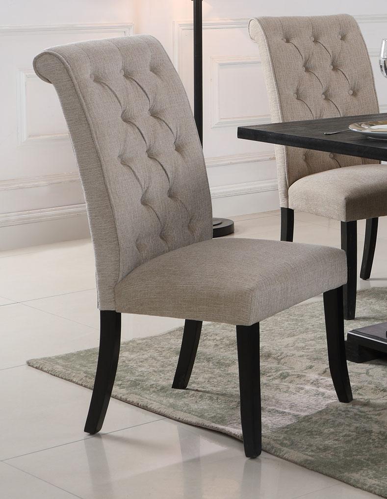 

                    
McFerran Furniture D7700 Dining Room Set Linen/Black Fabric Purchase 
