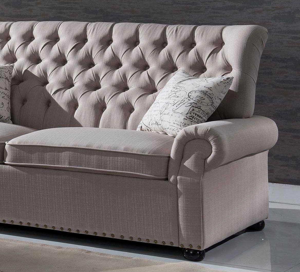 

    
McFerran Furniture SF1706 Sofa Light Gray SF1706-S -Sofa
