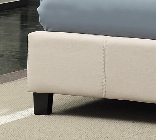 

    
AshtonBeige-K Meridian Furniture Platform Bed
