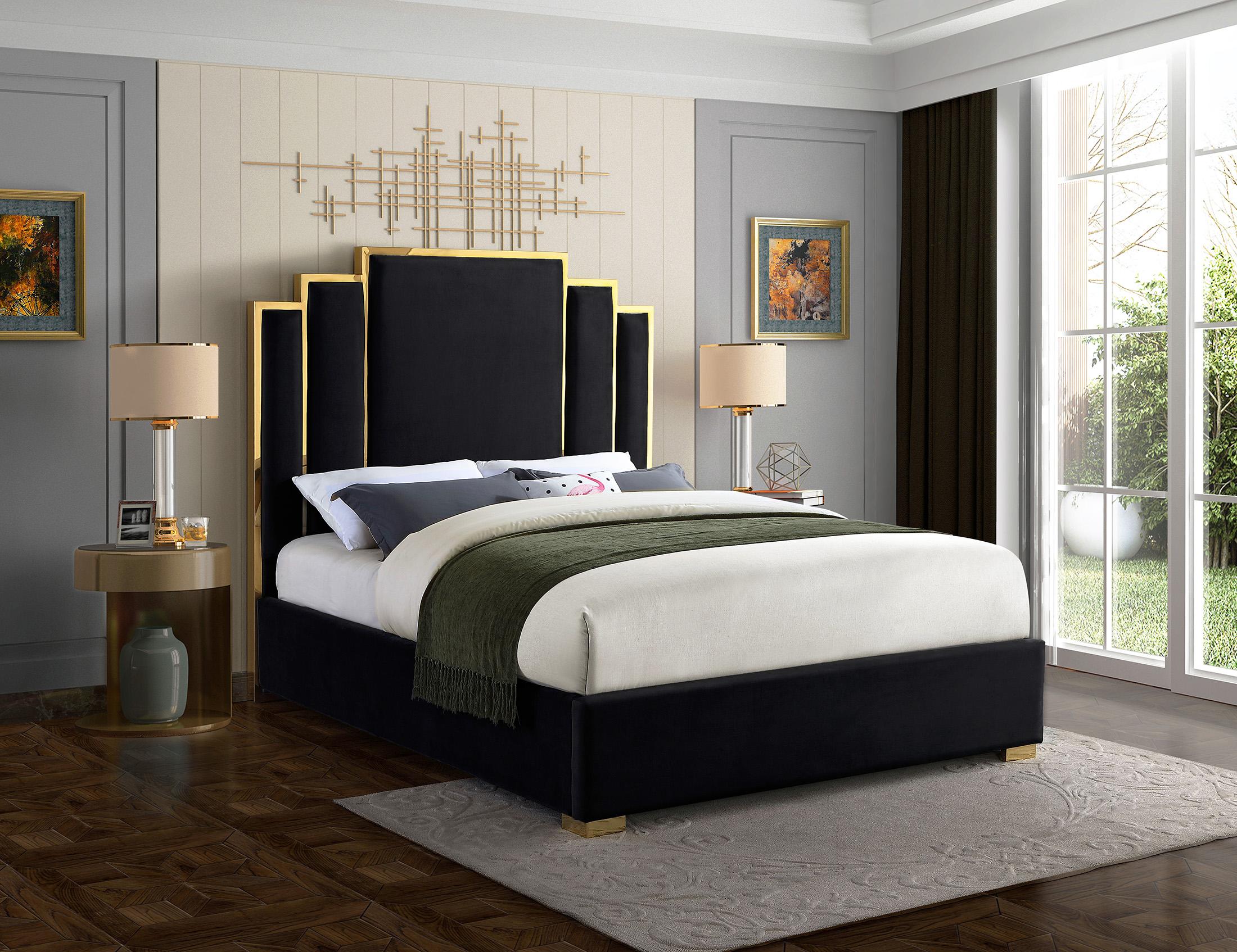 

    
Meridian Furniture HUGO HugoBlack-K Platform Bed Gold/Black HugoBlack-K
