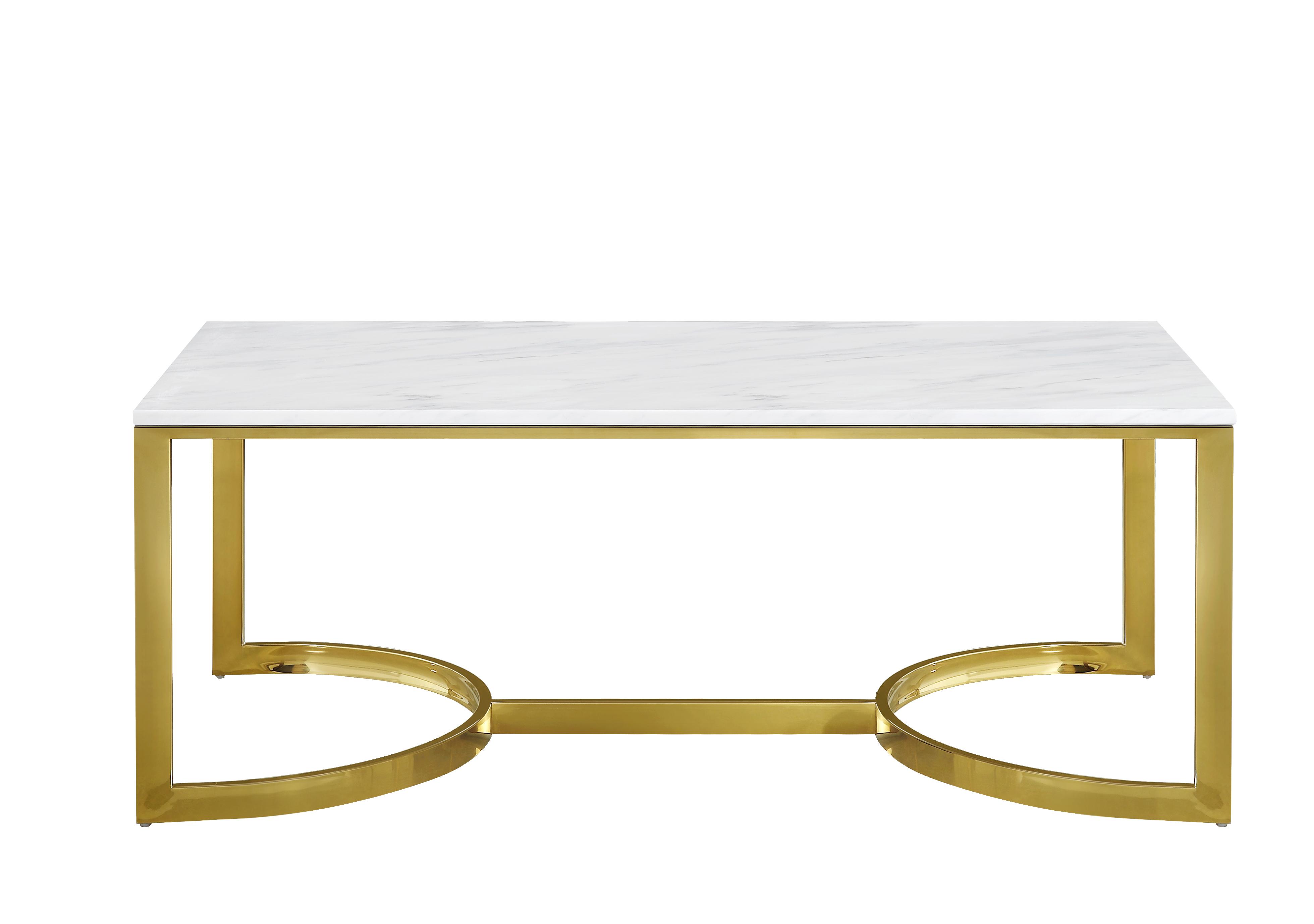 

    
White Marble Top Coffee Table Contemporary Meridian Furniture London
