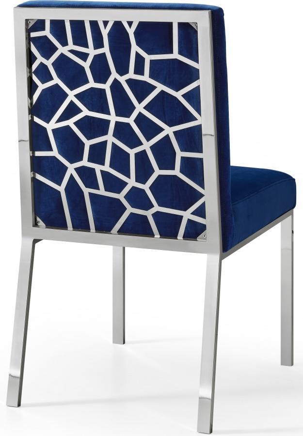

        
Meridian Furniture Opal 736Navy-C-Set-4 Dining Chair Set Navy Velvet 00647899948589
