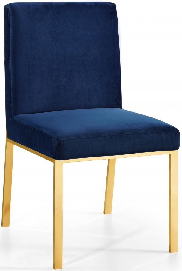 

        
Meridian Furniture Opal 737Navy-C Dining Chair Set Blue Velvet 00647899948633
