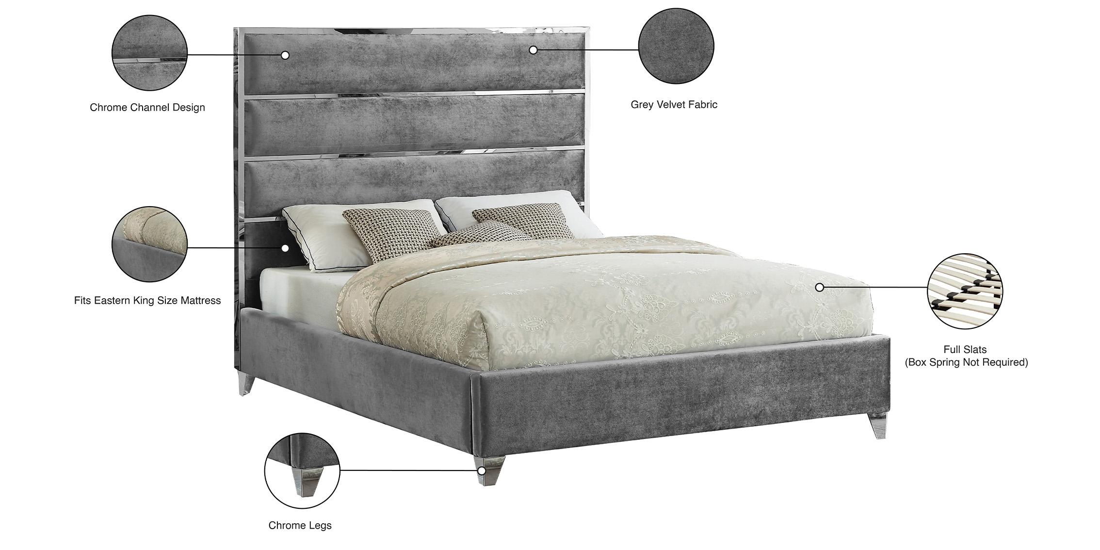 

    
Meridian Furniture Zuma ZumaGrey-K Platform Bed Silver/Gray ZumaGrey-K
