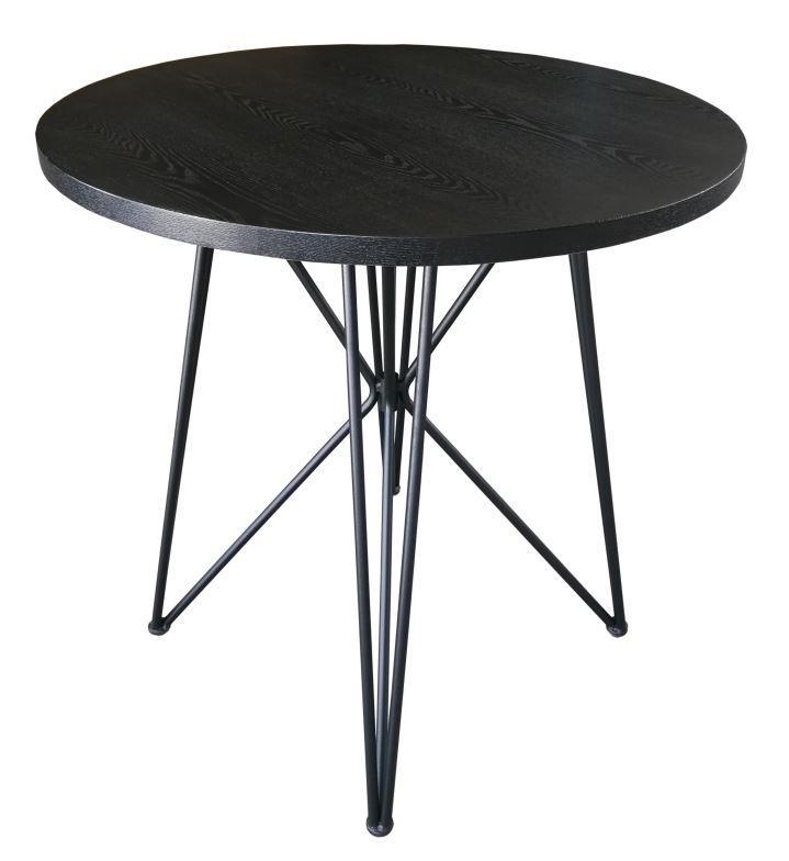 Modern Counter Height Table 106348 Rennes 106348 in Black 