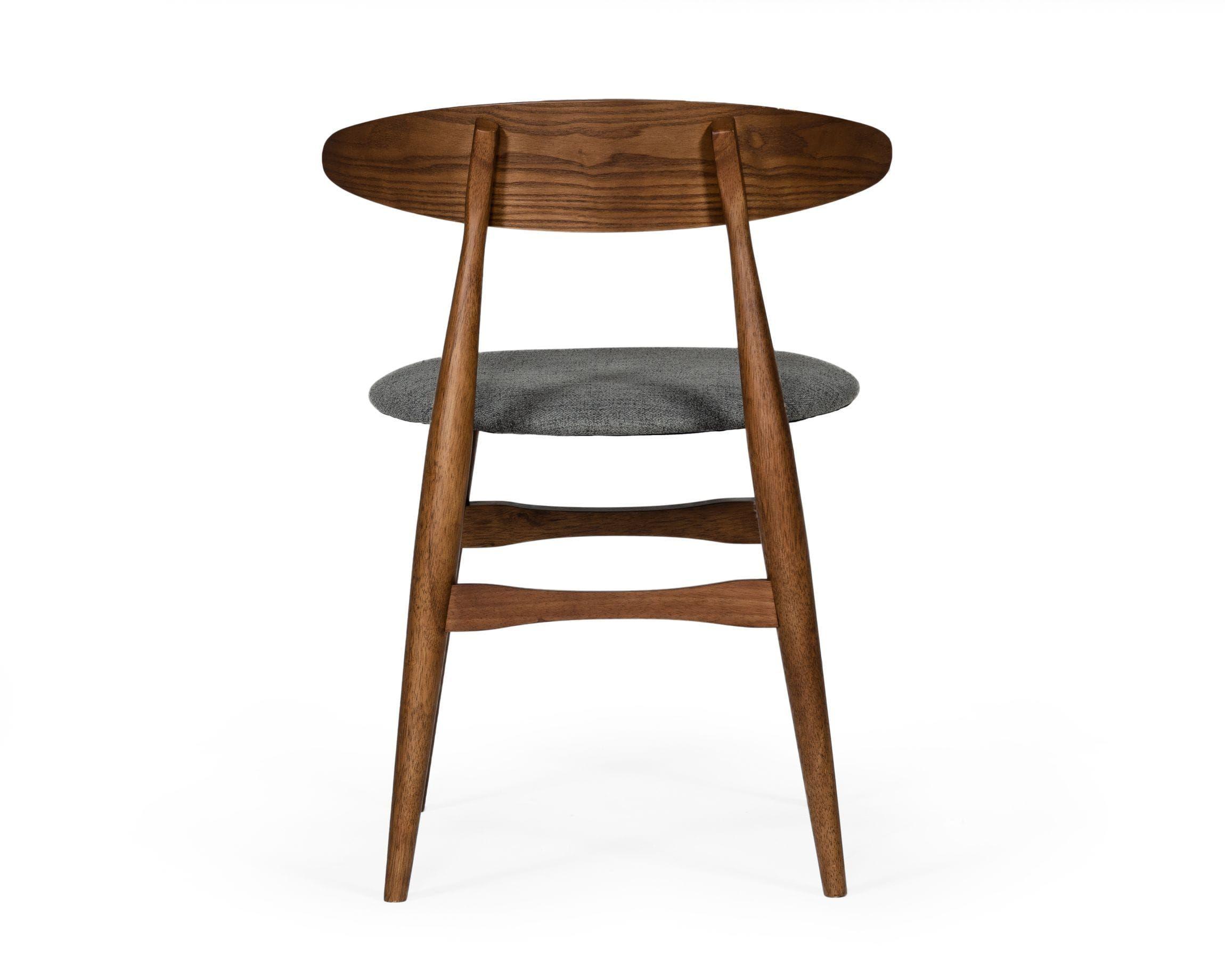 

    
VGMAMIT-5276-3-5pcs Modern 47" Round Walnut Dining Table + 4 Chairs by VIG Modrest Prospect
