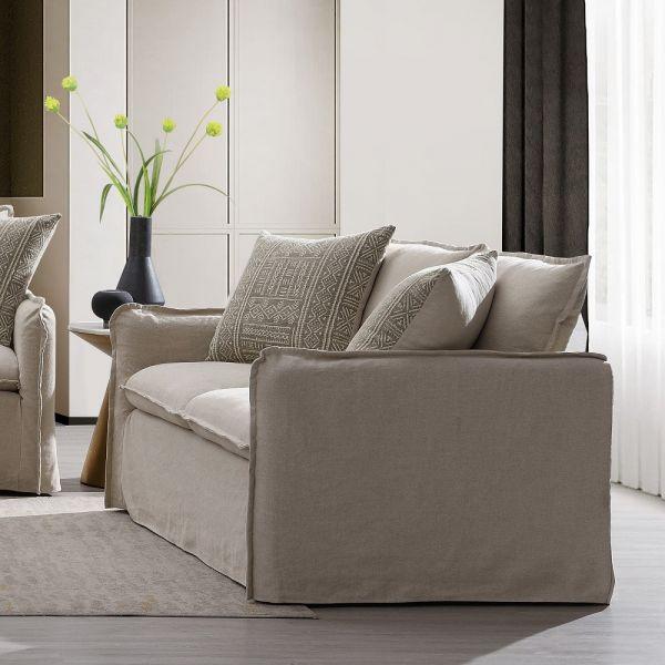 

    
Acme Furniture Upendo Living Room Set 2PCS LV03080-2PCS Living Room Set Beige LV03080-2PCS
