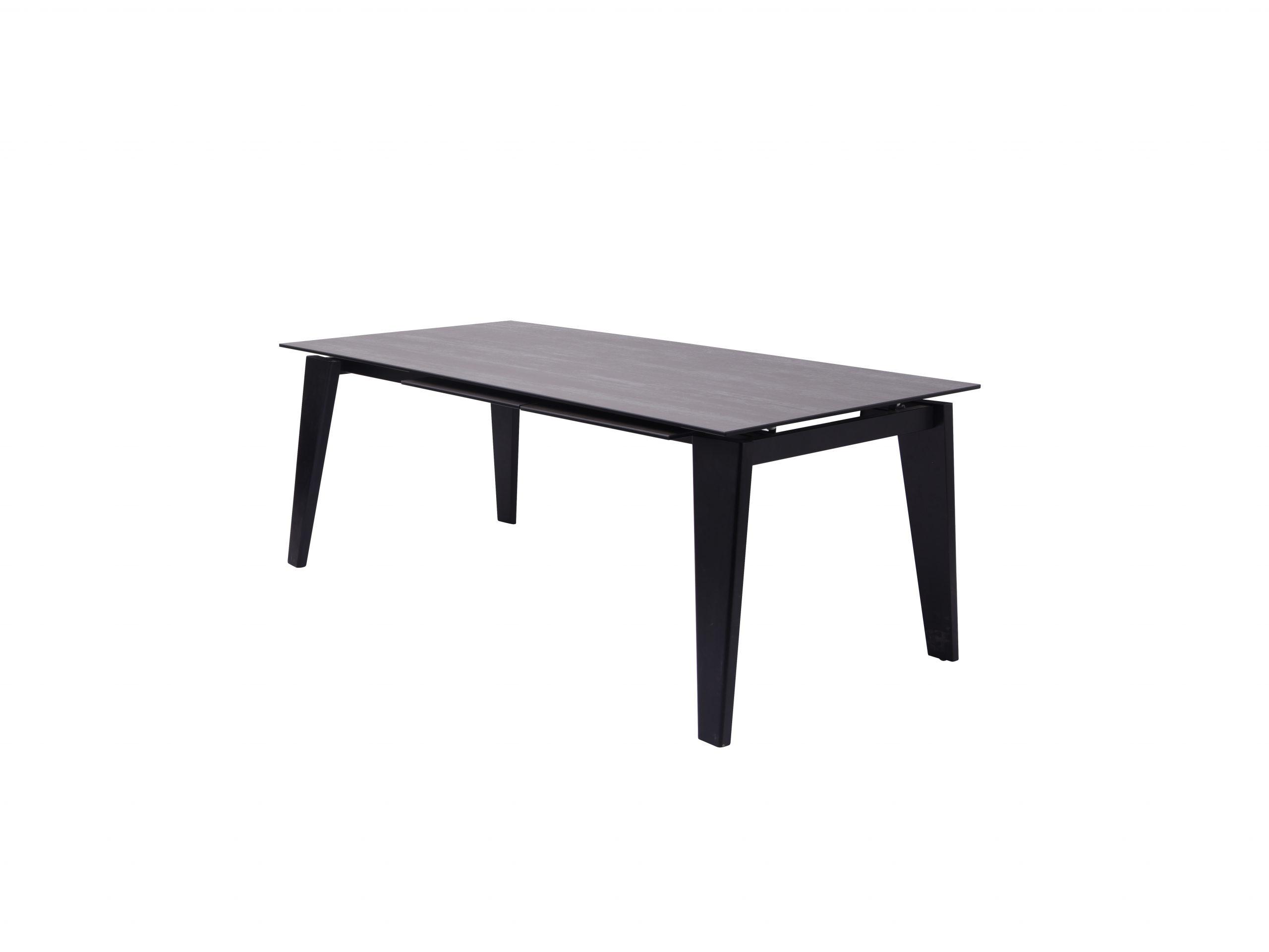 

    
Modern Black Birch Wood & Ceramic Top Dining Table WhiteLine DT1718-BLK Theo
