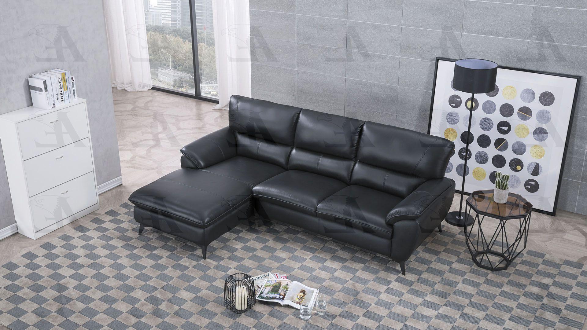 

    
American Eagle Furniture EK-L153-BK Sectional Sofa Black EK-L153L-BK
