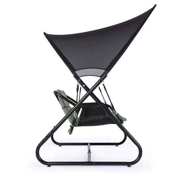 

    
Furniture of America Sandor Outdoor Swing Chair GM-1013BK Outdoor Swing Chair Black GM-1013BK
