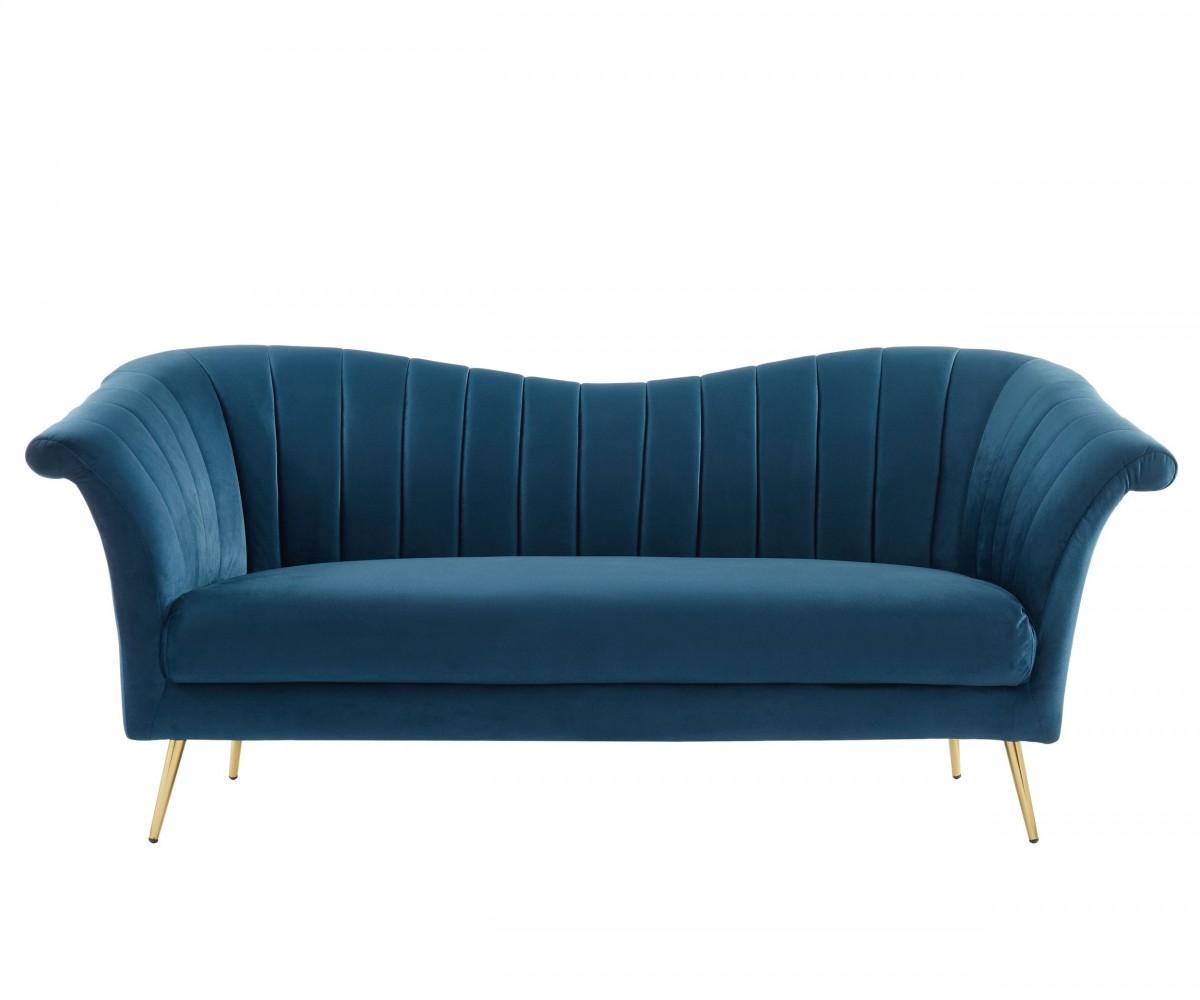 

    
Modern Blue Fabric Sofa Channel Tufted Seat Back VIG Divani Casa Rilo
