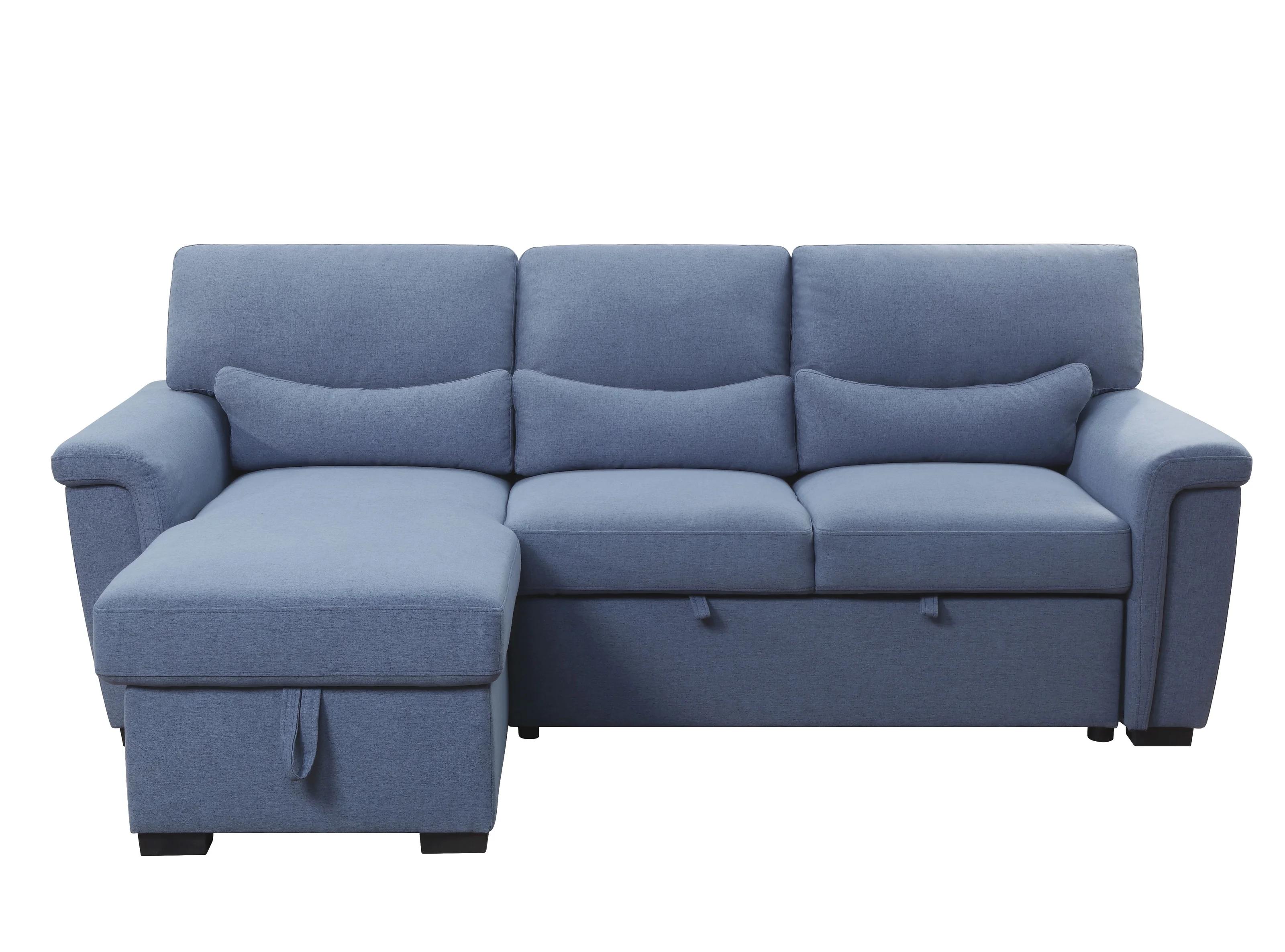 

    
Acme Furniture Haruko U-shaped sectional Blue 55540-2pcs
