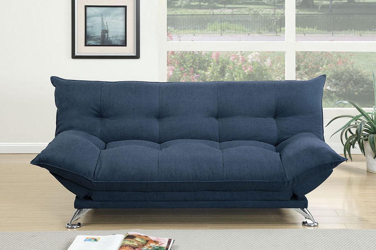 

    
Adjustable Sofa F7899 Navy Blue Fabric Poundex Modern Contemporary

