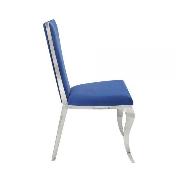 

    
Acme Furniture Azriel DN01192 Side Chair Set Silver/Blue DN01192

