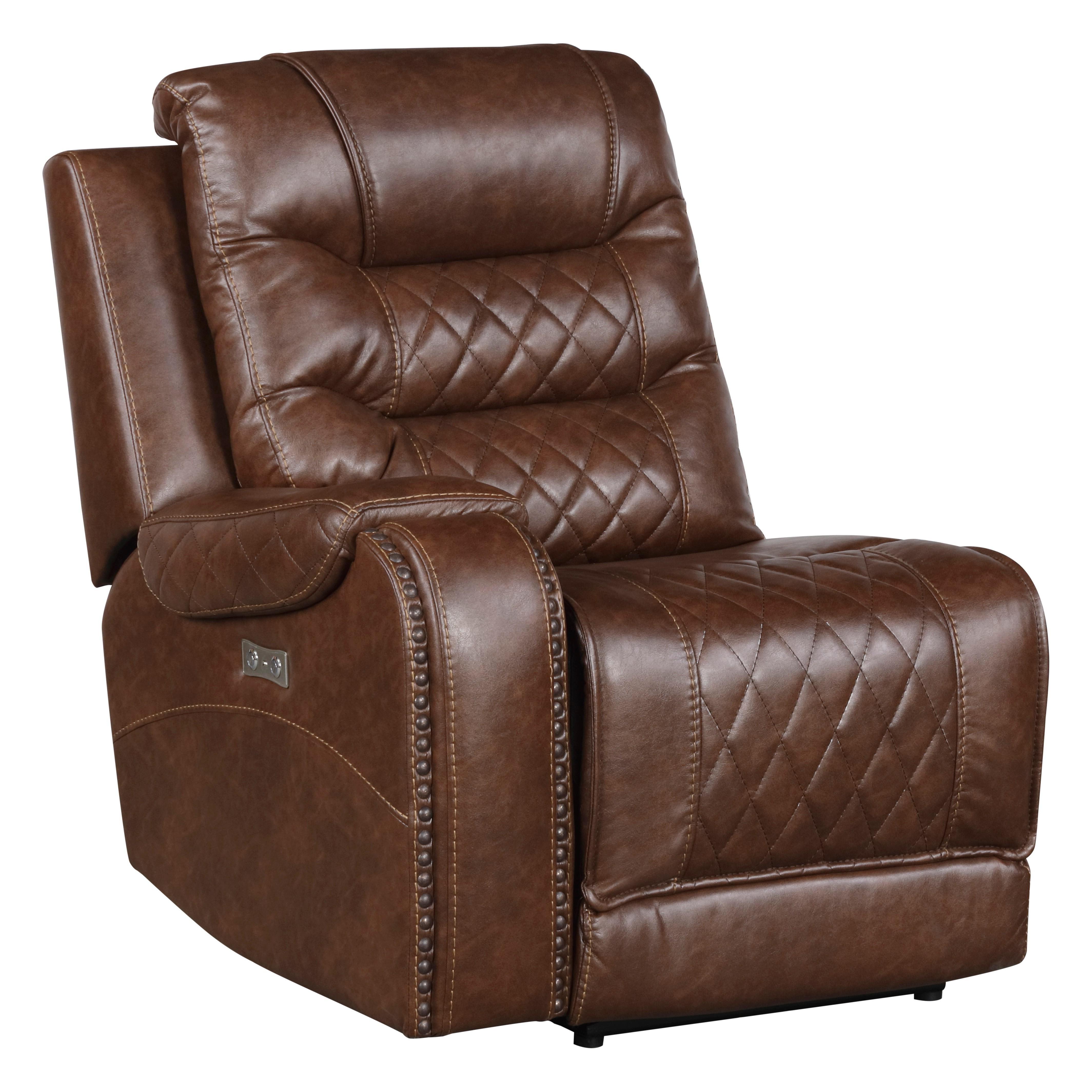 

                    
Homelegance 9405BR*6LRRC Putnam Power Reclining Sectional Brown Microfiber Purchase 

