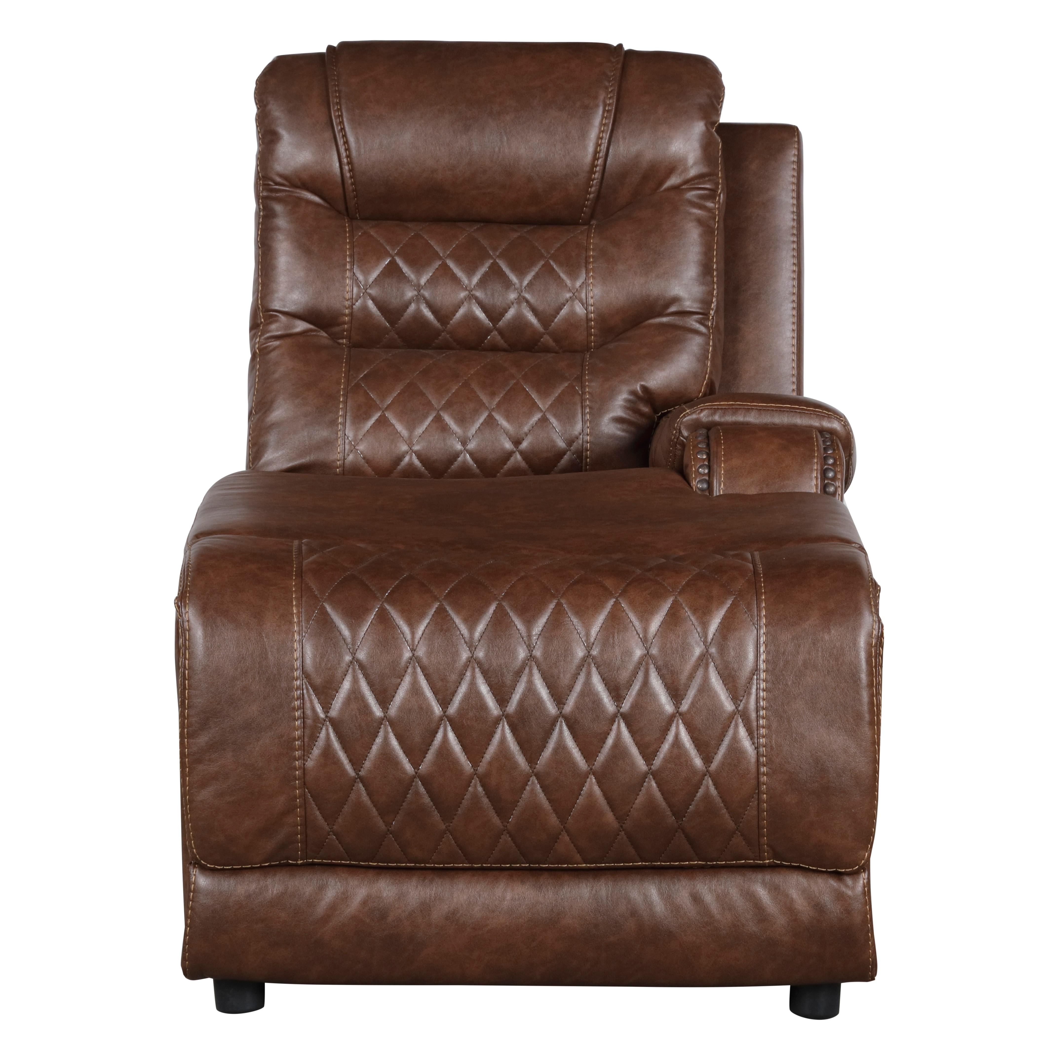 

                    
Homelegance 9405BR*6LRRC Putnam Power Reclining Sectional Brown Microfiber Purchase 
