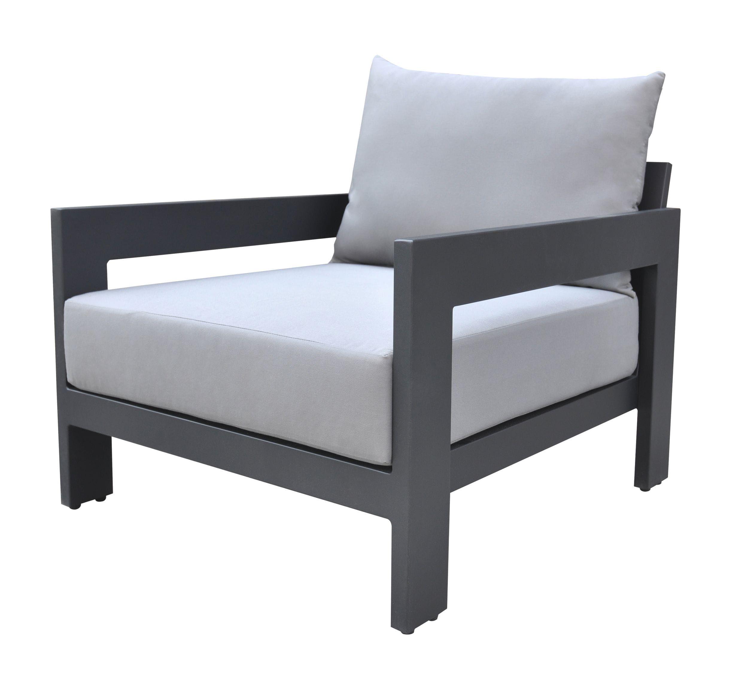 VIG Furniture Renava Wake Outdoor Lounge Chair VGGEMONTALK-GREY-CH Lounge Chair