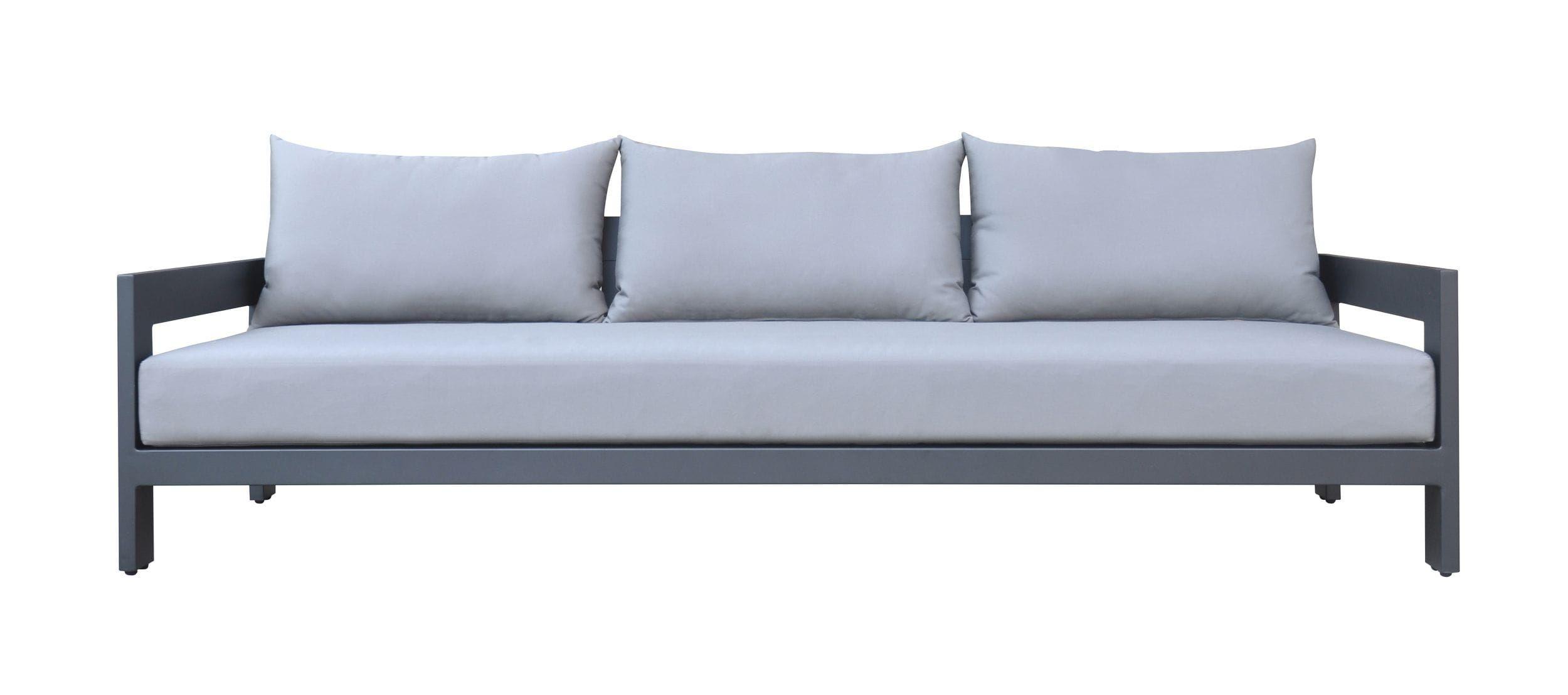 VIG Furniture Renava Wake Outdoor Sofa VGGEMONTALK-GREY-S Outdoor Sofa