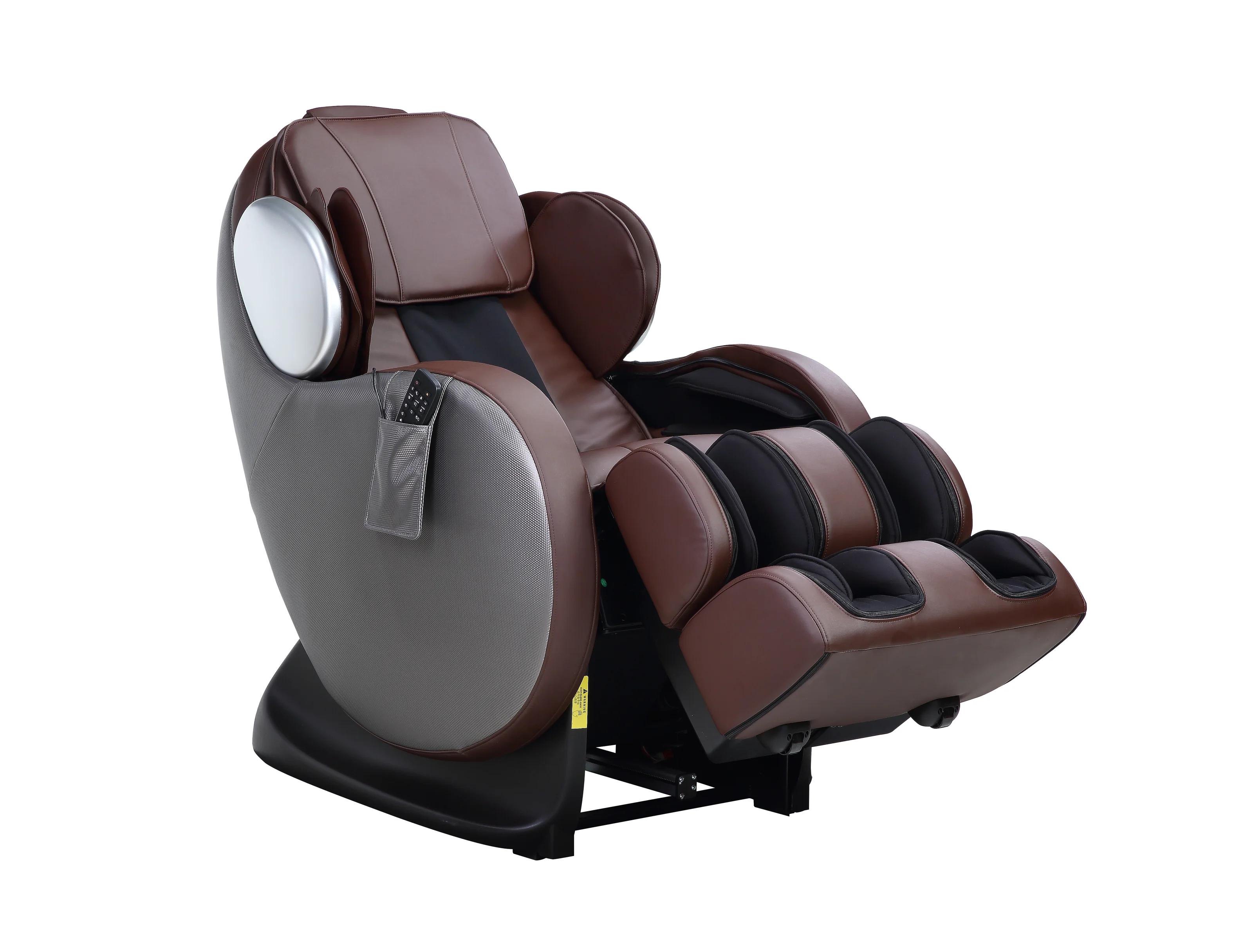 

    
Modern Chocolate PU Massage Chair by Acme Pacari LV00569
