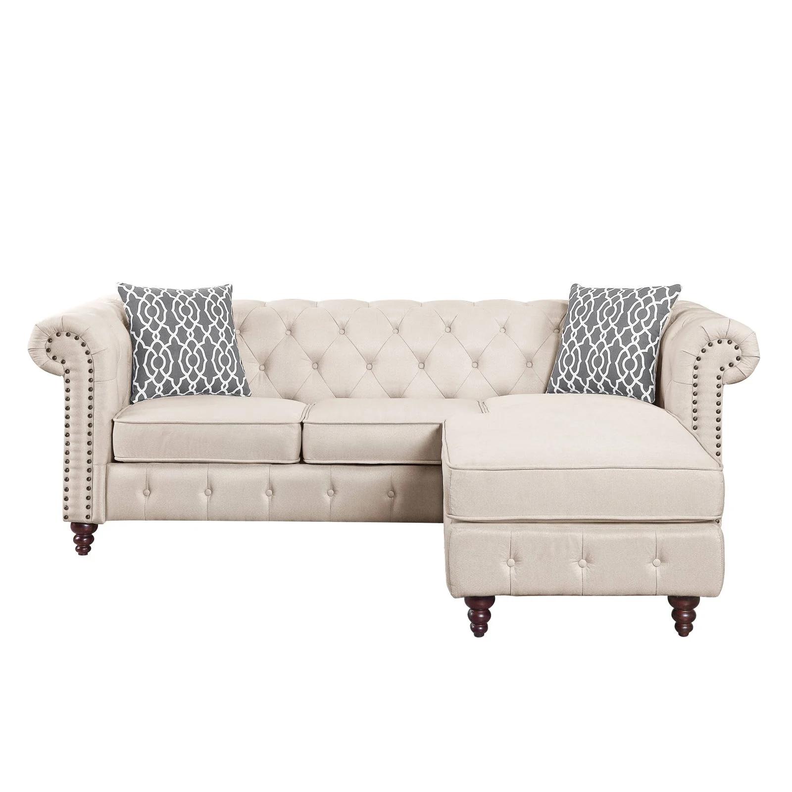 

    
Acme Furniture Waldina Sectional Sofa Beige LV00643-2pcs
