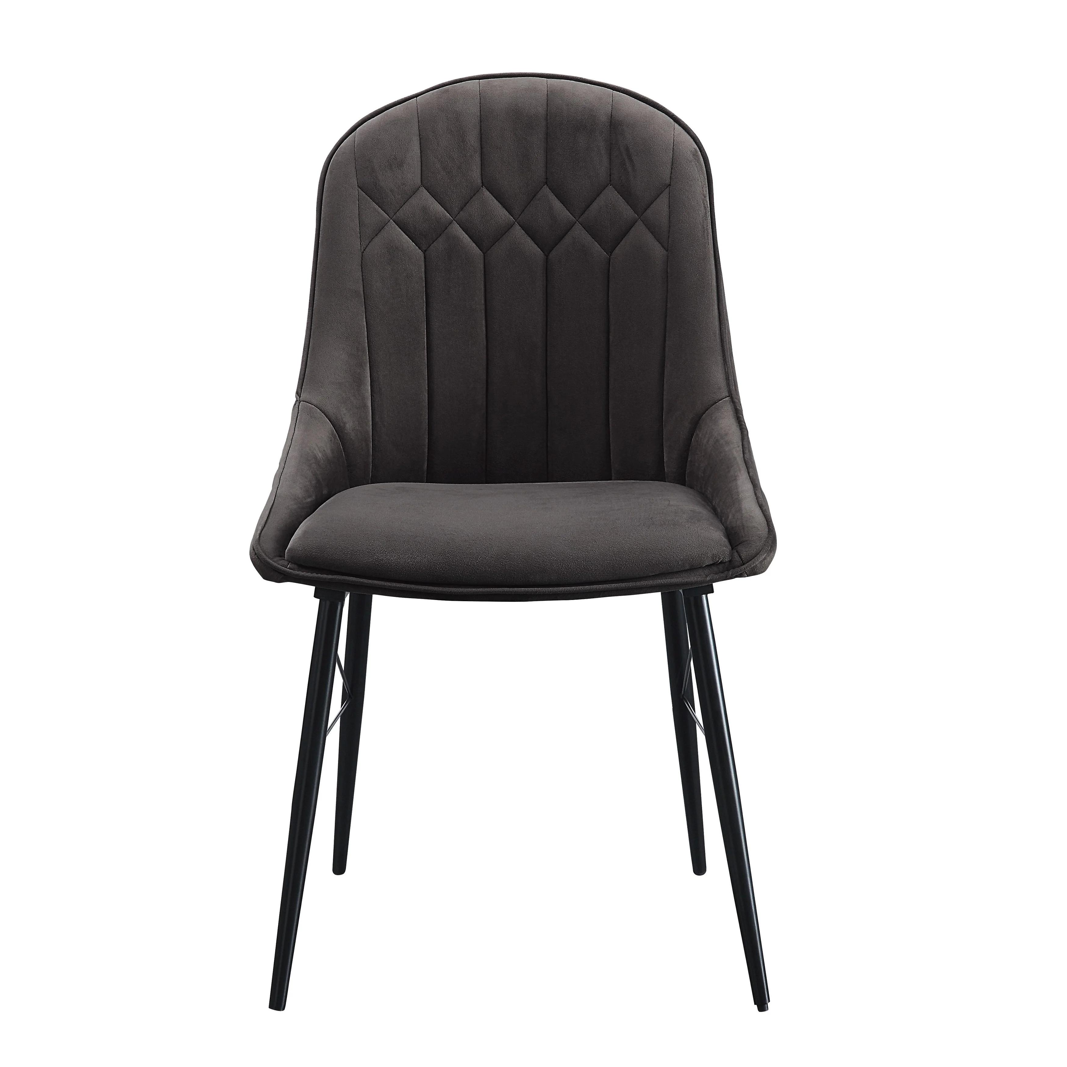 

    
Acme Furniture Abraham Dining Chair Set Gray 74016-2pcs
