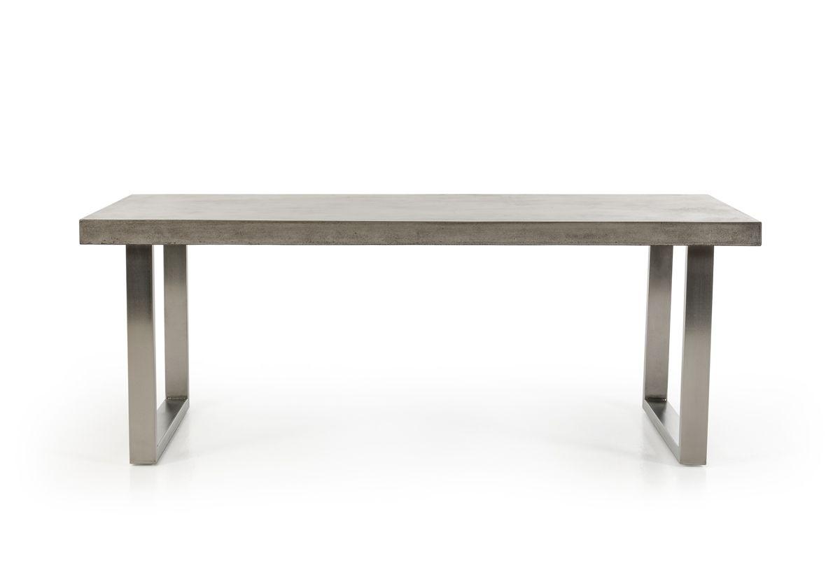 Contemporary, Modern Dining Table Mear VGGR670720 in Silver, Gray 
