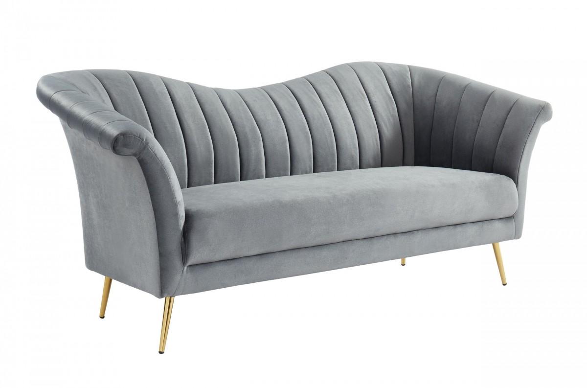 Modern Sofa Rilo VGHCJYM2028-GRY in Gray Fabric