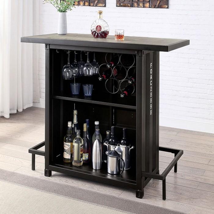 

                    
Furniture of America CM3789BK-BT Dicarda Bar Table Black  Purchase 
