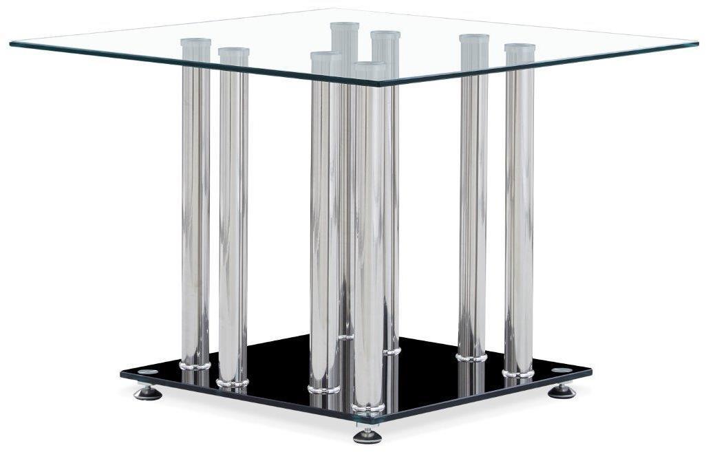 

                    
Global United T368CT &amp; T368ET Coffee Table and End Table Set Clear Glass Top Purchase 
