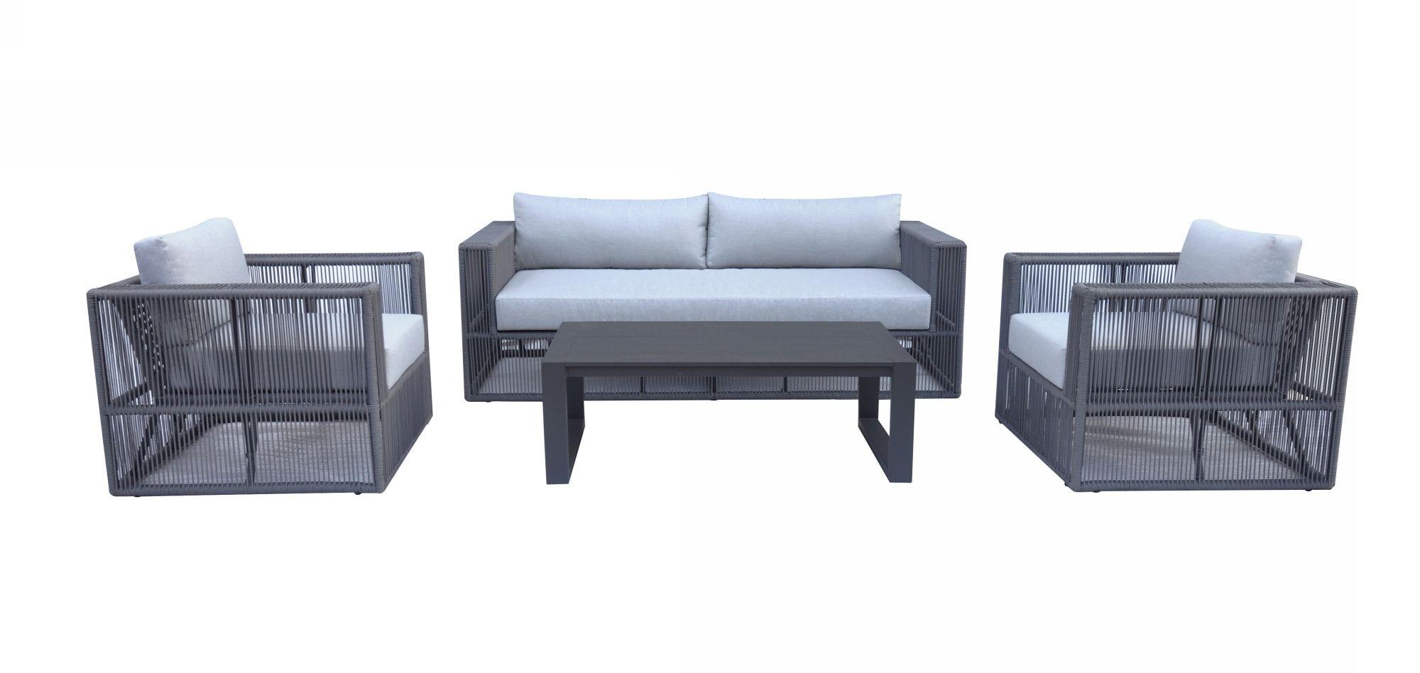 

    
Modern Gray Aluminum Outdoor Conversation Set 4PCS VIG Furniture Renava Whimsy VGGE-MARGE-4PCS
