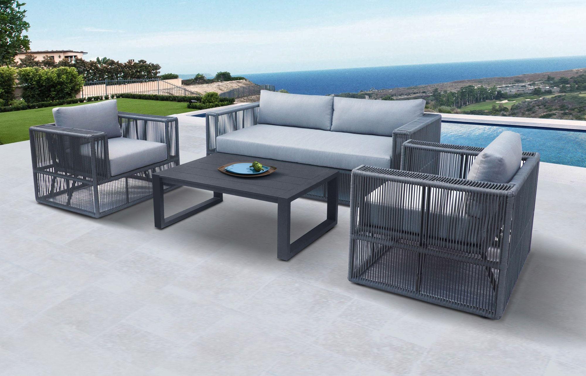 

    
Modern Gray Aluminum Outdoor Conversation Set 4PCS VIG Furniture Renava Whimsy VGGE-MARGE-4PCS
