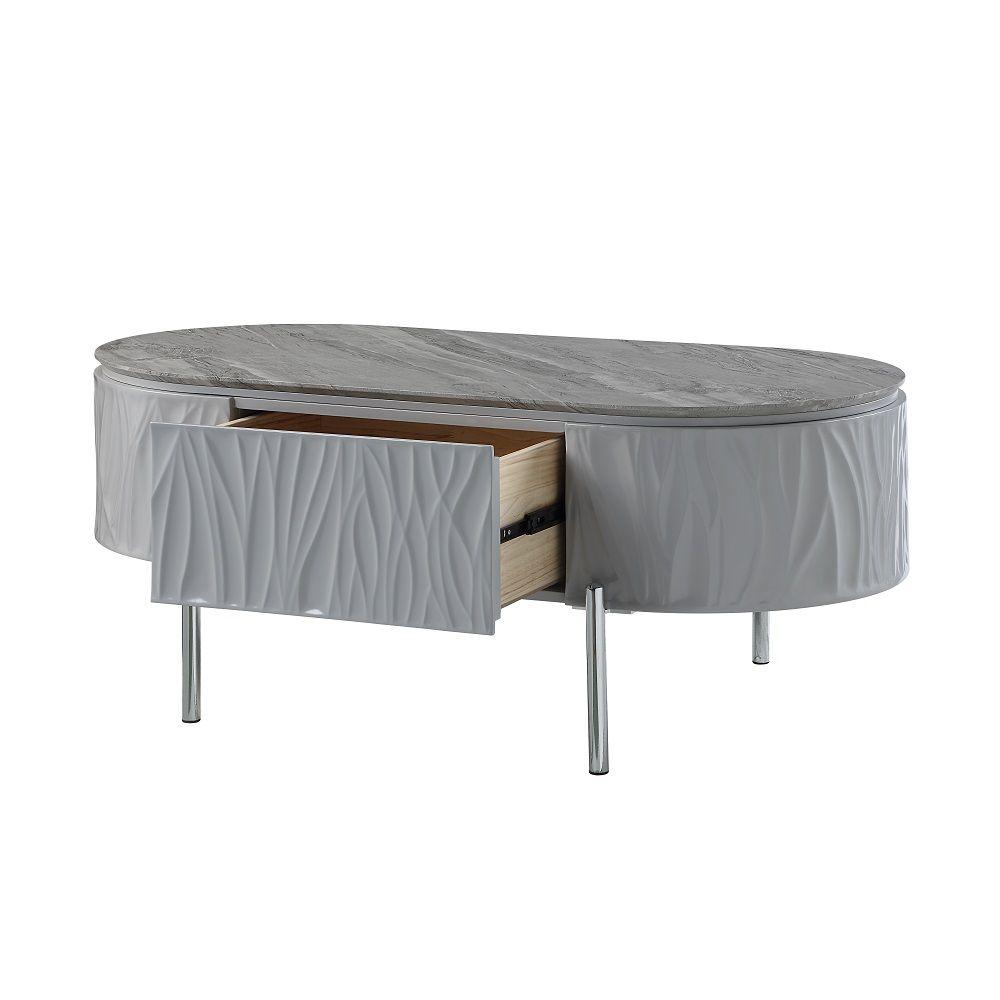 

    
Modern Gray Composite Wood Coffee Table Acme Yukino LV02411-CT
