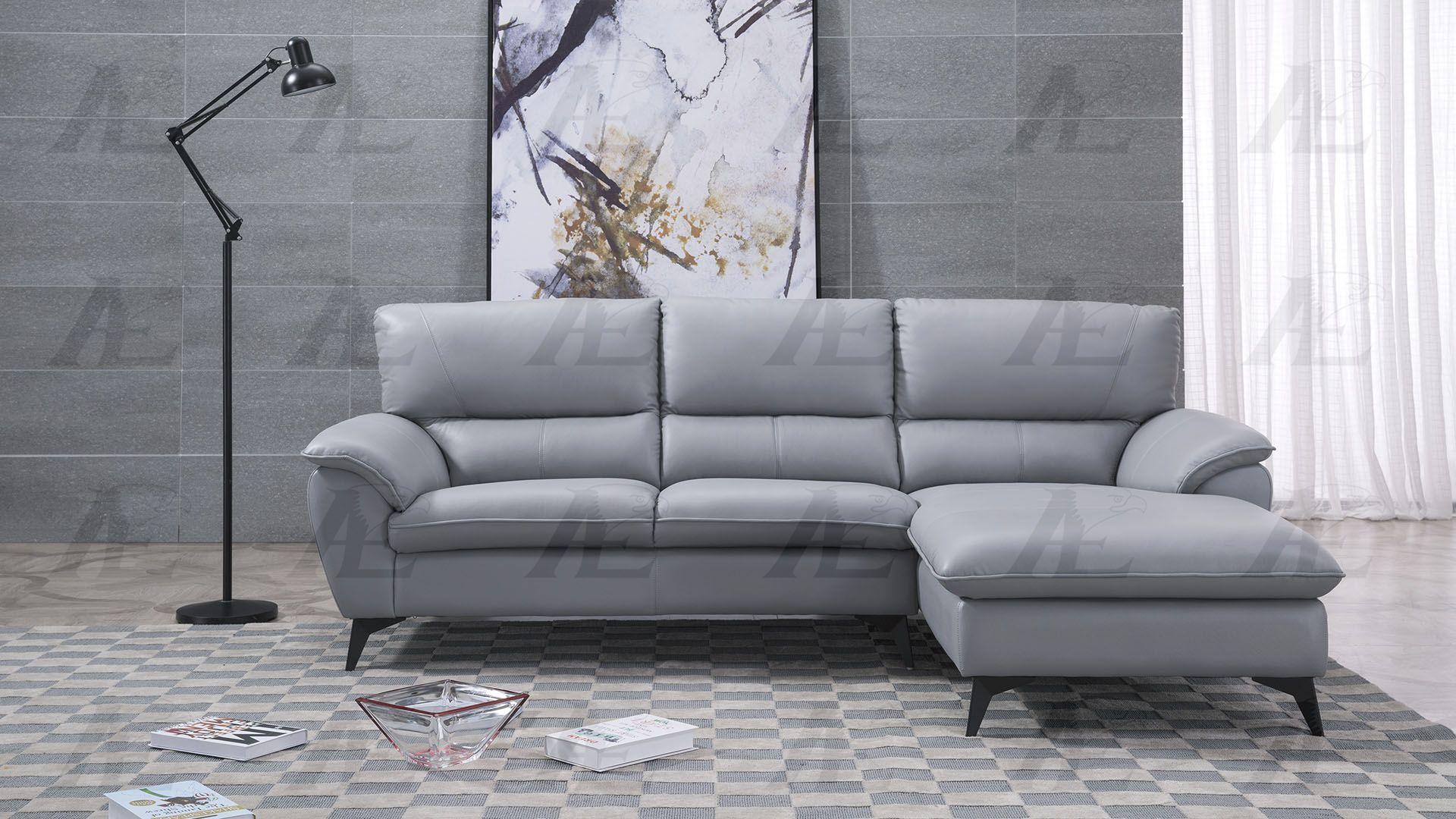 

    
American Eagle Furniture EK-L153-GR Sectional Sofa Gray EK-L153L-GR
