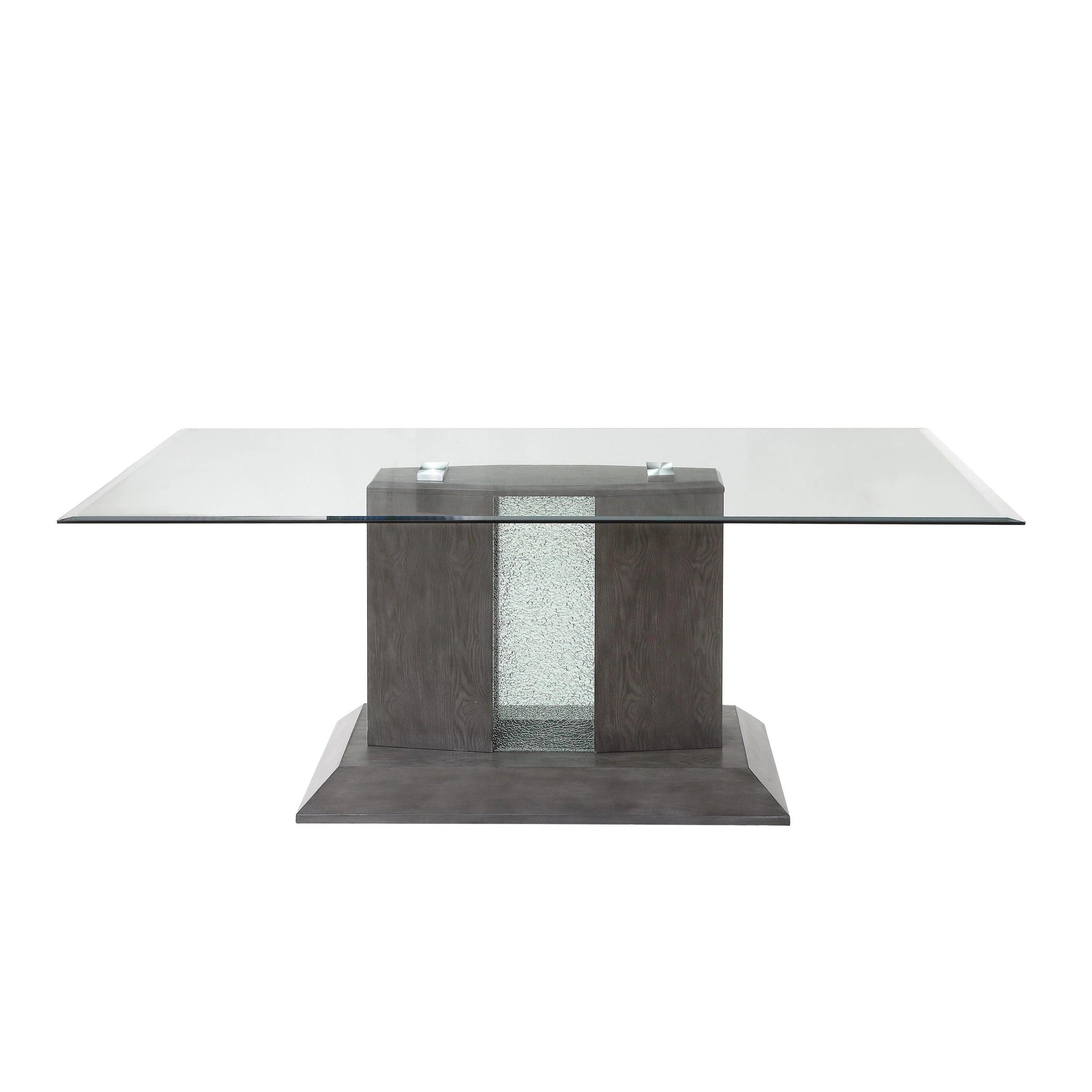 

    
Acme Furniture Belay Dining Table Gray 72290
