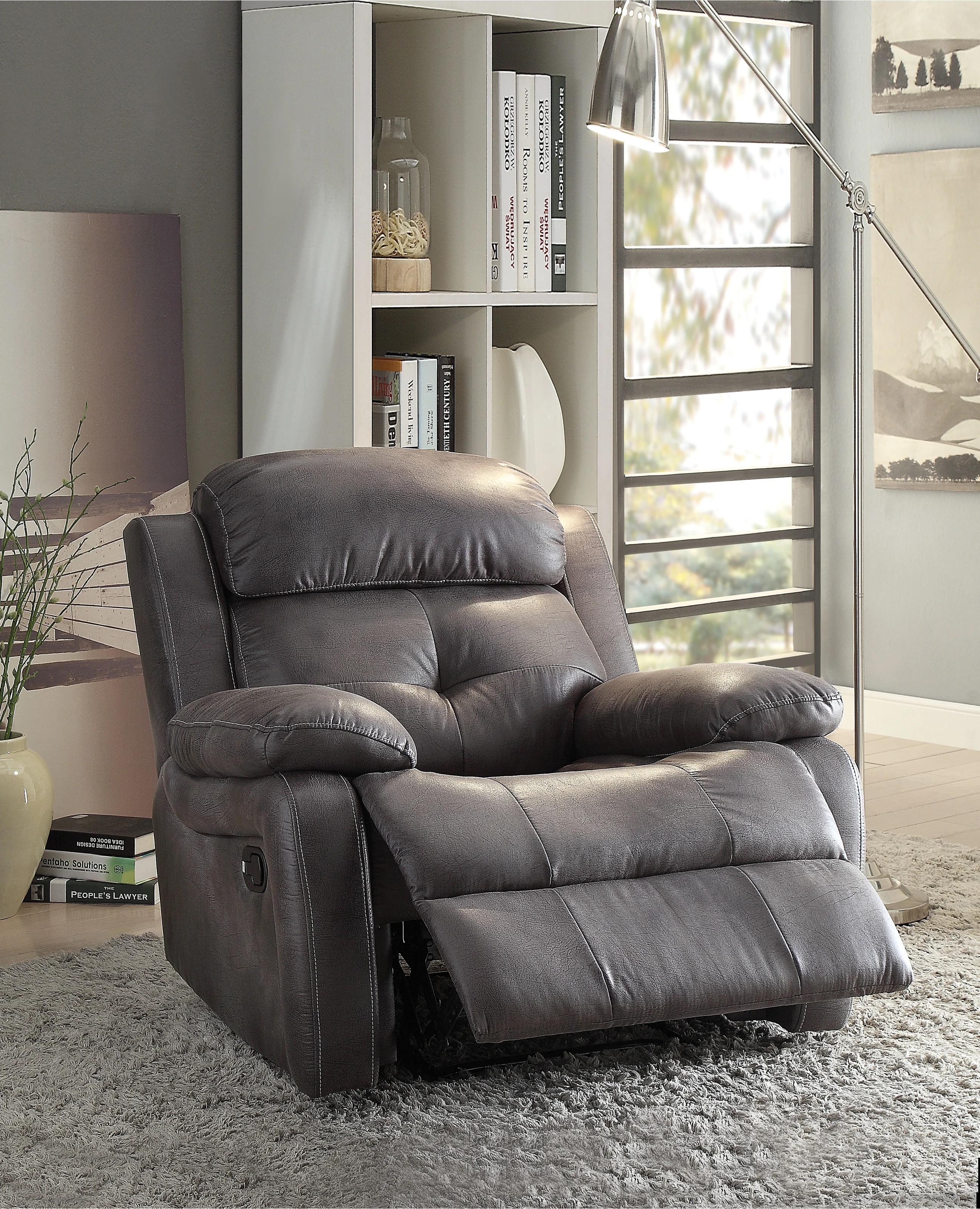 

    
Acme Furniture Ashe Recliner Gray 59466
