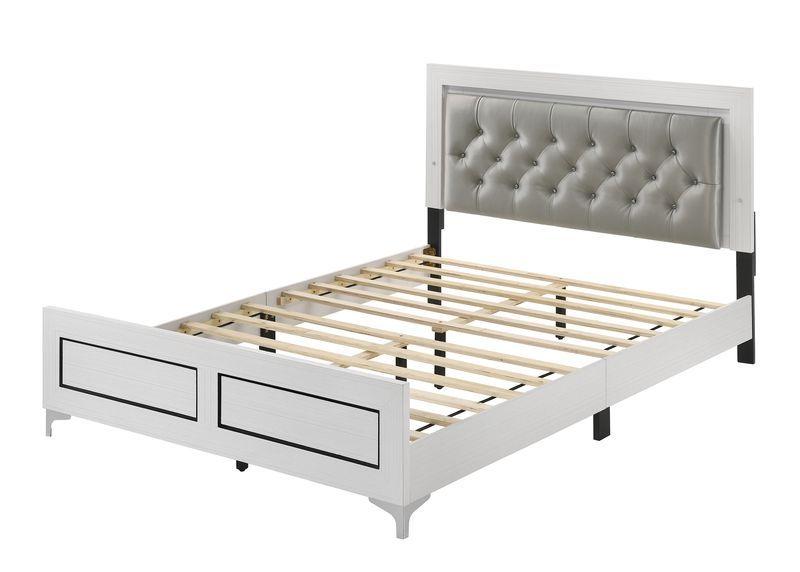 

    
Acme Furniture Casilda Bedroom Set White BD00644Q-6pcs

