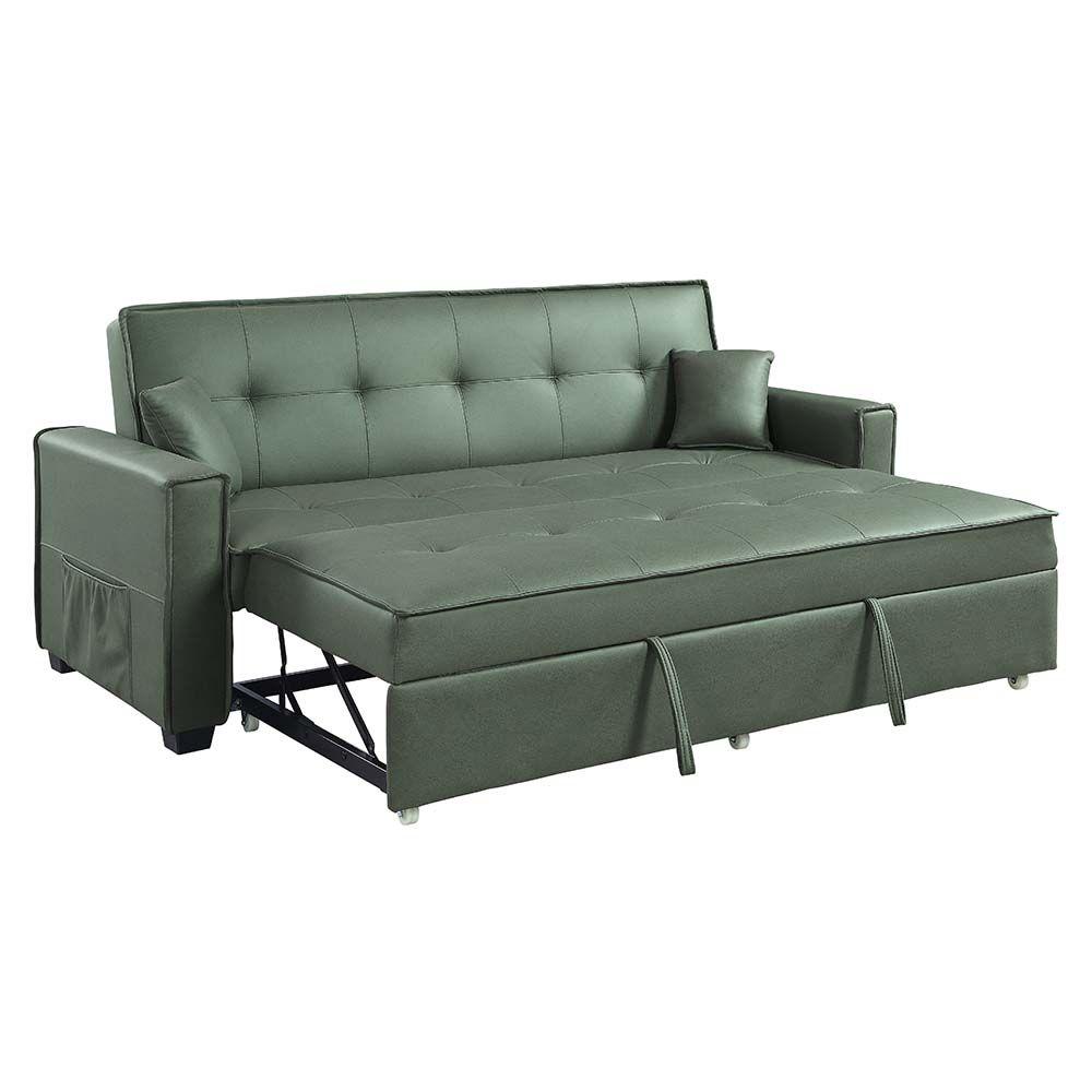 

    
Modern Green Fabric Sofa Bed by Acme Octavio LV00824
