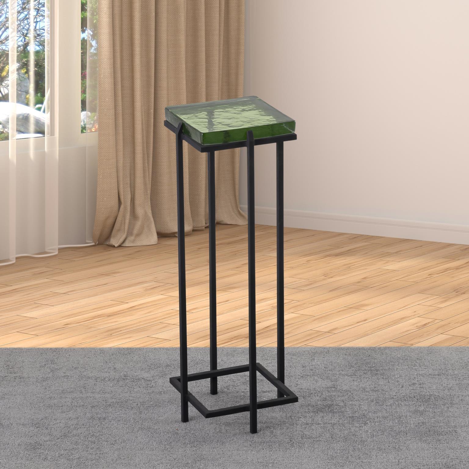 

    
Modern Green Glass Drink Table Albany Living T505-8
