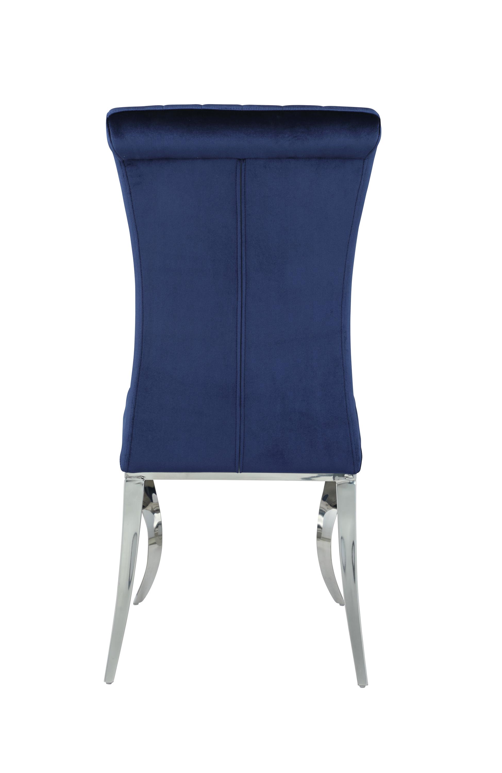 

                    
Coaster 105077 Carone Side Chair Set Blue Velvet Purchase 
