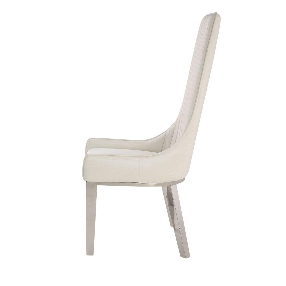 

    
Acme Furniture Gianna Dining Chair Set Ivory 72473-2pcs
