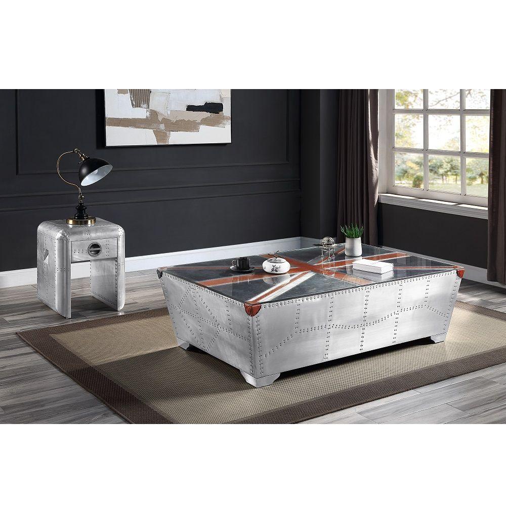 Modern Coffee Table Brancaster Coffee Table LV01812-CT LV01812-CT in Metallic 