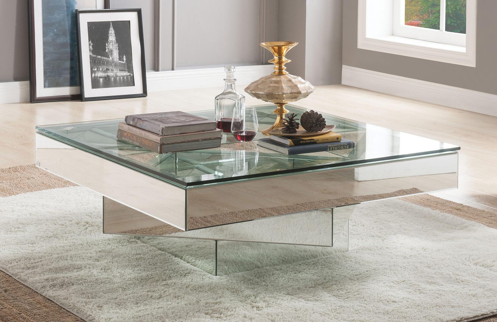 

                    
Acme Furniture Meria Coffee Table Mirrored  Purchase 
