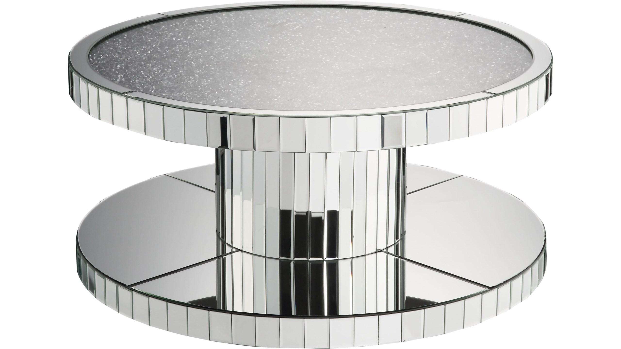Modern Coffee Table Ornat 80300 in Mirrored 