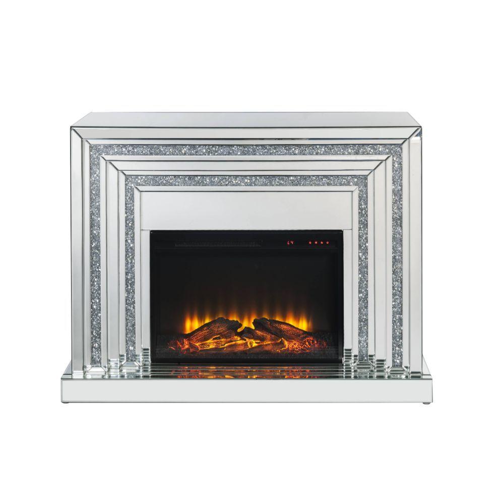 

    
Acme Furniture Noralie Fireplace Mirrored 90523
