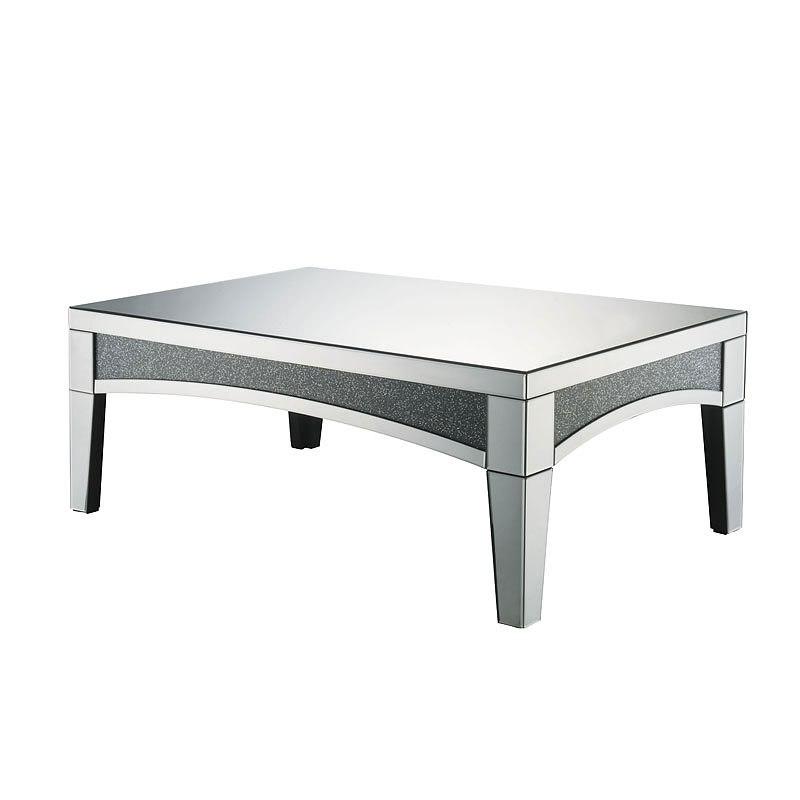 Modern Coffee Table Nowles 84675 in Mirrored 